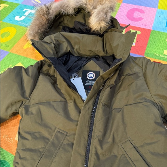 Canada goose Long Green Hooded Puffer Coat mystique - Picture 6 of 10